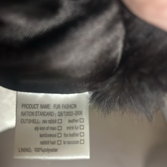 Women’s Vest Knit Front Panels Leather Trim Zipper Black Size Medium - Picture 7 of 15